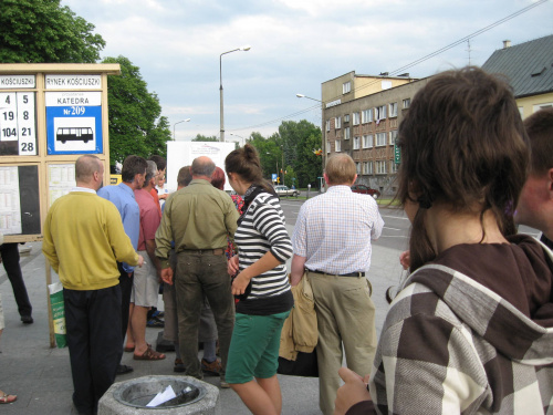 Ostatni kurs "21" trasą przez ynek Kościuszki, 20.06.2008