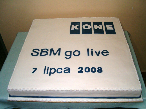 15 kg Tort dla firmy KONE #TortFirmowy #firma #impreza