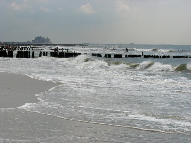 Lato,lipiec,plaża #lato #lipiec #ocean #cepelin #SkarbyPlaży #mewy #fale #muszle #plażowicze