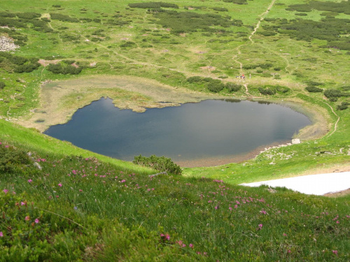 Jeziorko Niesamowite, położone na wysokości 1750m, zajmuje powierzchnię 0,25 ha, maksymalna jego długość wynosi 100m, maksymalna szerokość 30m.