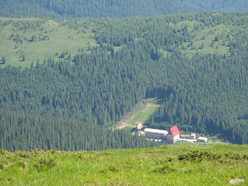 Kompleks turystyczno sportowy na Zaroślaku, widziany z Pożyżewskiej.