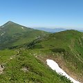 Pożyżewska, Breskuł, Howerla, w tle Gorgany.