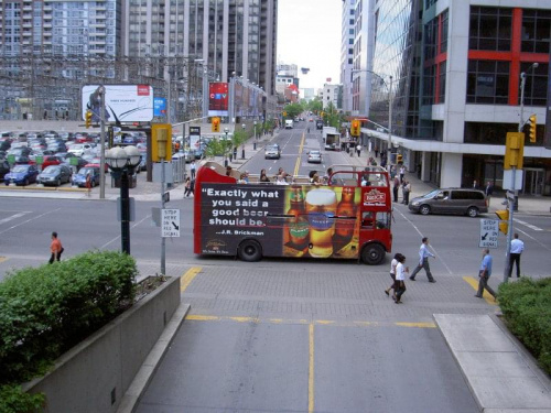 moje miasto Toronto #miasto #Toronto #lipiec #lato #autobus #zwiedzanie