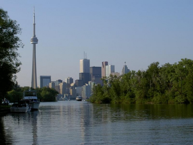 moje miasto Toronto - widok z wyspy Central Island #Toronto #lipiec #CentralIsland #wieza