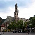 Bolzano - włoskie miasto alpejskie. Odwiedziliśmy je w miniony piątek przed wieczorem po drodze.