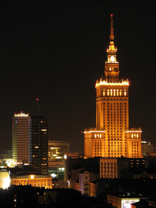 Warszawa widziana nocą z okna #Warszawa