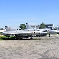 Saaby Drakken i Viggen w Muzeum Lotnictwa Polskiego, Kraków