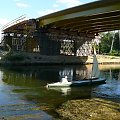 Rzeka Pisa - budowa mostu #Pisz #RzekaPisa #Pisa