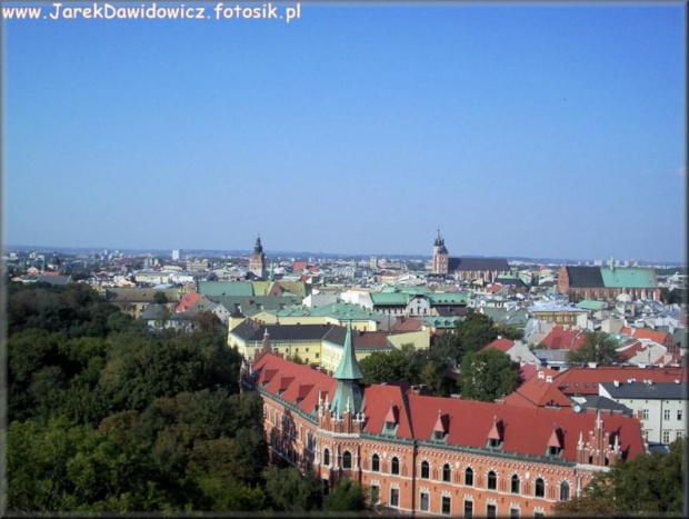 Kraków z Wawelu #widok #panorama #kraków #wawel