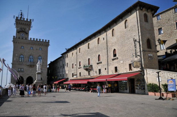 San Marino - główny plac Republiki.