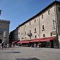 San Marino - główny plac Republiki.