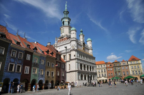 Moje miasto Poznań - Stary Rynek, widziany podczas południowego spaceru.