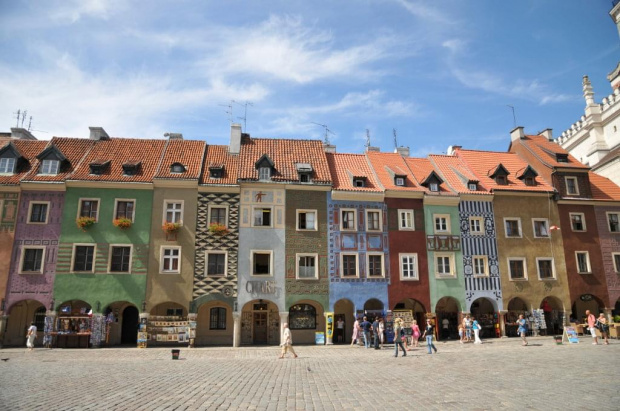 Moje miasto Poznań - Stary Rynek, widziany podczas południowego spaceru.