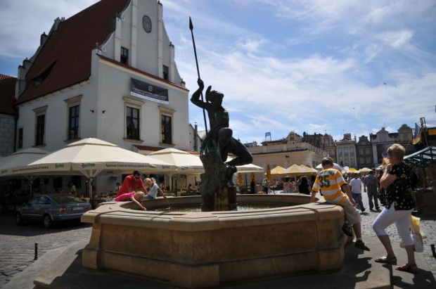 Moje miasto Poznań - Stary Rynek, fontanna.