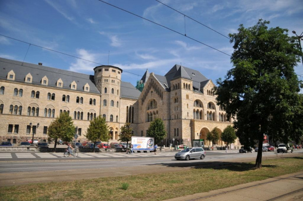 Moje miasto Poznań. Widok na Zamek pochodzący z XIX w. i służący jako rezydencja cesarzowi niemieckiemu przed I wojną światową.