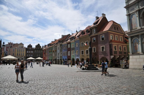 Moje miasto Poznań - Stary Rynek, widziany podczas południowego spaceru.