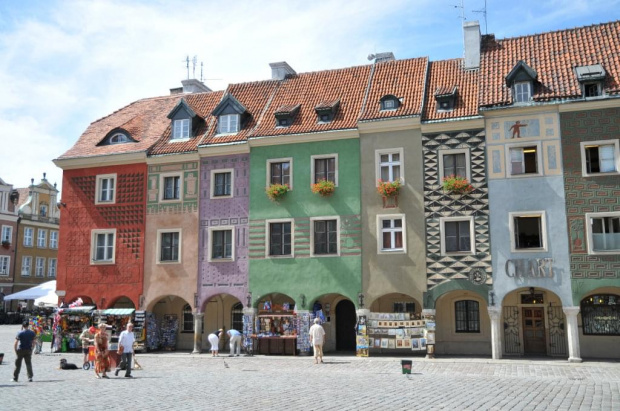 Moje miasto Poznań - Stary Rynek, widziany podczas południowego spaceru.