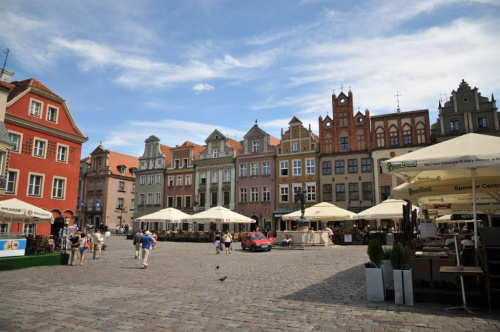 Moje miasto Poznań - Stary Rynek, widziany podczas południowego spaceru.