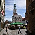 Moje miasto Poznań - Stary Rynek, w głębi widoczny Ratusz.