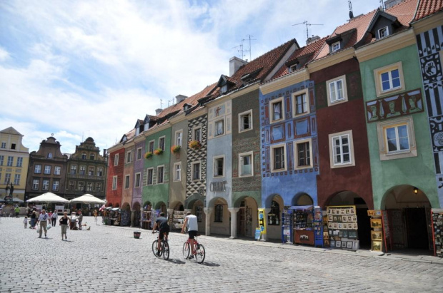 Moje miasto Poznań - Stary Rynek, widziany podczas południowego spaceru.