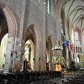 Katedra Poznańska w stylu gotyckim - wnętrze.