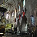 Katedra Poznańska w stylu gotyckim - wnętrze.