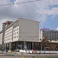 Poznań - widok na nowy hotel Sharaton