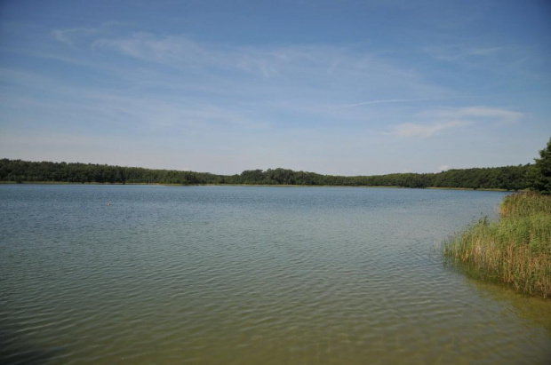 Jezioro Strzeszyńskie widziane w godzinach południowych.