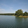 Jezioro Strzeszyńskie widziane w godzinach południowych.