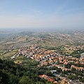 San Marino - stolica republiki - miasto na górze.