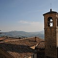 San Marino - stolica republiki - miasto na górze.