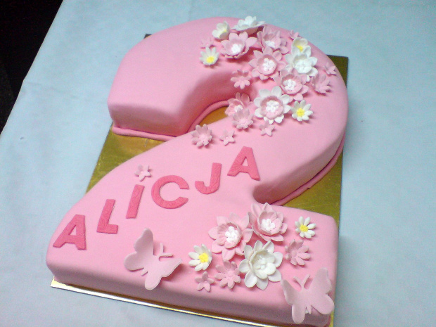 Alicja 2 Latka #Tort #Alicja #urodziny