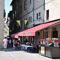 San Marino - stolica republiki - miasto na górze.