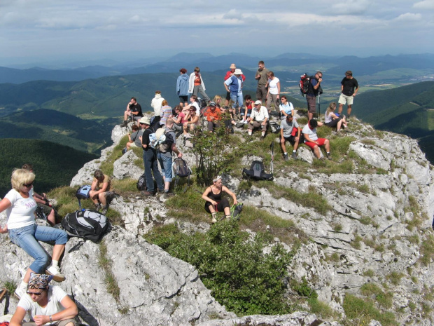 Słowacja - Luciańska Mała Fatra - z PTTK Rzeszów przejście po trasie Vricko - Ostra Skała - Klak - sierpień 2008.