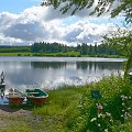 Jezioro przy kampingu. #Finlandia #jeziora