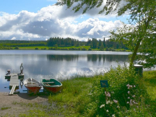 Jezioro przy kampingu. #Finlandia #jeziora