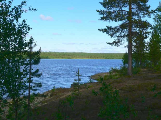 Ok. Vuotso, jezioro. #Laponia #jeziora