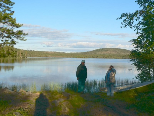 29.06 Kamping LA02 ok. Jeziora Inari. #Laponia #jeziora #kamping