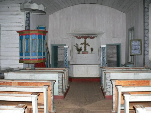 Wnętrze kośioła. #Laponia #kościół