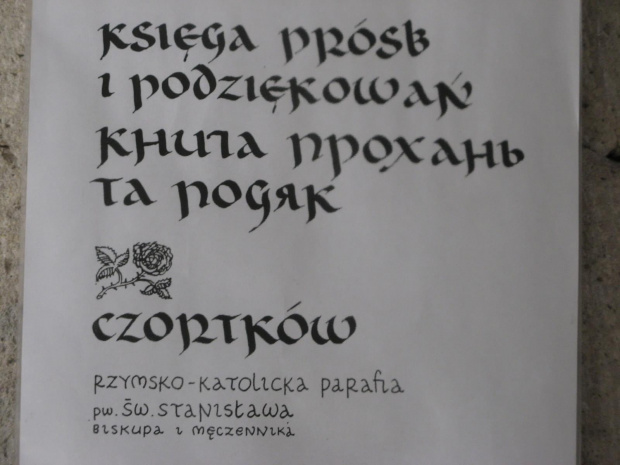 Pielgrzymi z kraju przywieźli kopię obrazu Matki Boskiej, którą ufundowała rodzina Ostrowskich pochodząca z Czortkowa.