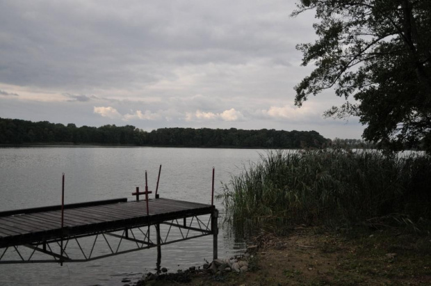 Jezioro Kórnickie popołudniową porą (Wielkopolska)