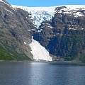 Jokelfjordbreen #góry #lodowce #Norwegia