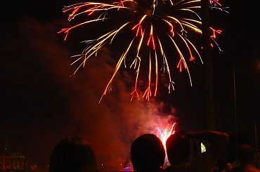 Kolońskie Światła - Kölner Lichter 2007 #Kolonia #Kolońskie #Światła #Fajerwerki #Katedra #Dom #Ren #Rhein