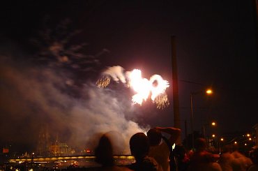 Kolońskie Światła - Kölner Lichter 2007 #Kolonia #Kolońskie #Światła #Fajerwerki #Katedra #Dom #Ren #Rhein