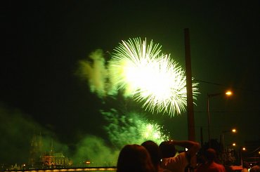 Kolońskie Światła - Kölner Lichter 2007 #Kolonia #Kolońskie #Światła #Fajerwerki #Katedra #Dom #Ren #Rhein
