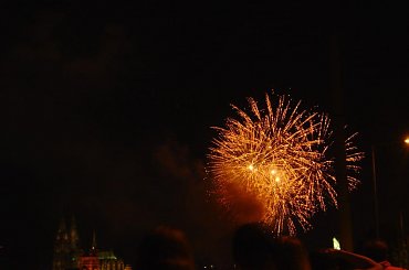 Kolońskie Światła - Kölner Lichter 2007 #Kolonia #Kolońskie #Światła #Fajerwerki #Katedra #Dom #Ren #Rhein