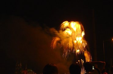 Kolońskie Światła - Kölner Lichter 2007 #Kolonia #Kolońskie #Światła #Fajerwerki #Katedra #Dom #Ren #Rhein