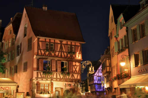 #alzacja #colmar #francja #kaysersberg #PruskiMur #NicjeArchitektura #iluminacja