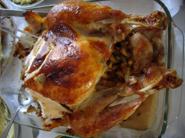 Swieto Dziekczynienia, czyli Thanksgiving - na obiad w tym dniu musi byc tradycyjny indyk :)