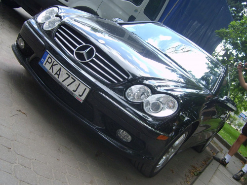 C209 CLK 55 AMG #Mercedes #CLK #C209 #samochód #wóz #auto #fura